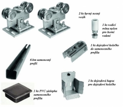 Sada komponentů pro samonosnou bránu C70